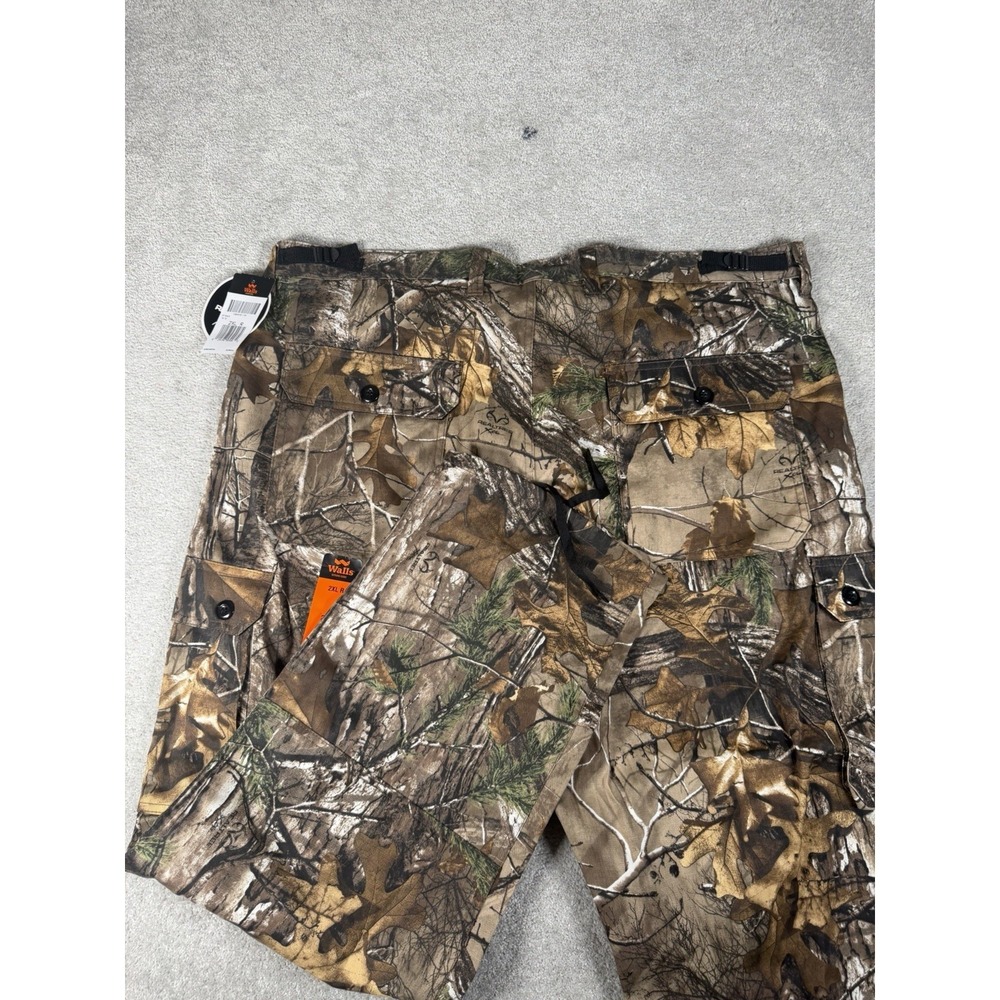 Walls Realtree Xtra Pants Mens 2XL Camo Cargo Adjustable Hunting Hiking Workwear